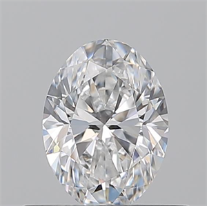 Picture of Natural Diamond 0.50 Carats, Oval with  Cut, D Color, VVS1 Clarity and Certified by GIA