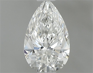 Picture of Natural Diamond 0.54 Carats, Pear with  Cut, G Color, VVS1 Clarity and Certified by GIA