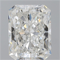 Natural Diamond 4.01 Carats, Radiant with  Cut, F Color, VS1 Clarity and Certified by GIA