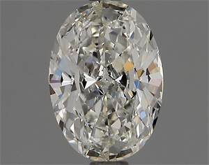 Picture of Natural Diamond 1.01 Carats, Oval with  Cut, H Color, IF Clarity and Certified by GIA