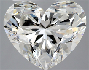 Picture of Natural Diamond 5.26 Carats, Heart with  Cut, I Color, VVS2 Clarity and Certified by GIA