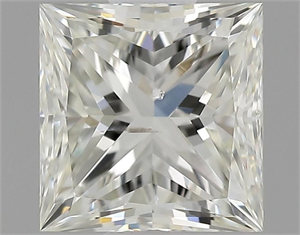 Foto Diamante Natural 0.70 quilates, Princesa , Color J, claridad SI2 y certificado GIA de