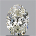 Diamante Natural 0.92 quilates, Ovalado , Color J, claridad VVS2 y certificado GIA