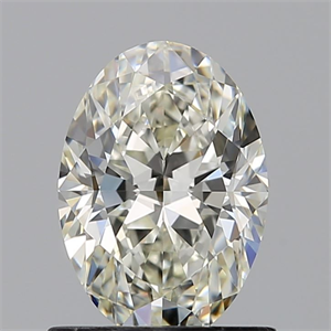 Foto Diamante Natural 0.92 quilates, Ovalado , Color J, claridad VVS2 y certificado GIA de