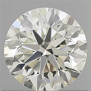 Picture of Natural Diamond 0.71 Carats, Round with Very Good Cut, I Color, IF Clarity and Certified by IGI