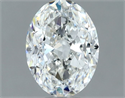 Natural Diamond 0.91 Carats, Oval with  Cut, G Color, IF Clarity and Certified by GIA