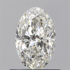 Picture of Natural Diamond 0.60 Carats, Oval with  Cut, H Color, SI2 Clarity and Certified by GIA
