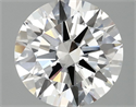Del inventario de diamantes de laboratorio, 3.08 quilates, Redondo , Color G, claridad VS1 y certificado IGI