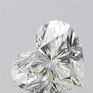 Picture of Natural Diamond 1.51 Carats, Heart with  Cut, H Color, SI1 Clarity and Certified by GIA