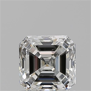 Foto Diamante Natural 1.01 quilates, Asscher , Color H, claridad VVS1 y certificado GIA de