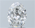 Diamante Natural 0.80 quilates, Ovalado , Color F, claridad SI1 y certificado GIA