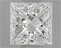 Natural Diamond 0.51 Carats, Princess with  Cut, G Color, VVS1 Clarity and Certified by GIA