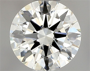 Picture of Natural Diamond 0.50 Carats, Round with Excellent Cut, J Color, IF Clarity and Certified by GIA