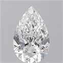 Natural Diamond 2.22 Carats, Pear with  Cut, F Color, VVS1 Clarity and Certified by GIA