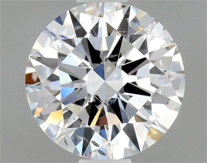 Picture of Natural Diamond 0.80 Carats, Round with Excellent Cut, E Color, SI2 Clarity and Certified by GIA