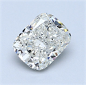 Natural Diamond 2.01 Carats, Cushion with  Cut, J Color, I1 Clarity and Certified by GIA