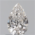 Diamante Natural 0.52 quilates, De pera , Color H, claridad VVS1 y certificado GIA