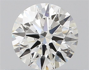 Foto Diamante Natural 0.41 quilates, Redondo , Color J, claridad IF y certificado GIA de