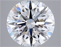 Del inventario de diamantes de laboratorio, 3.02 quilates, Redondo , Color D, claridad IF y certificado IGI