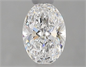 Diamante Natural 0.55 quilates, Ovalado , Color D, claridad VS2 y certificado GIA
