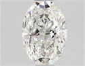 Natural Diamond 0.70 Carats, Oval with  Cut, F Color, VVS1 Clarity and Certified by GIA