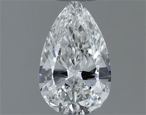 Picture of Natural Diamond 0.50 Carats, Pear with  Cut, F Color, SI2 Clarity and Certified by GIA