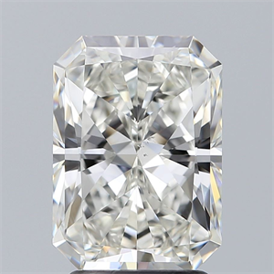 Picture of Natural Diamond 2.51 Carats, Radiant with  Cut, H Color, SI1 Clarity and Certified by GIA