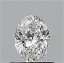 Natural Diamond 0.50 Carats, Oval with  Cut, E Color, VS1 Clarity and Certified by GIA