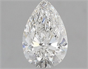 Diamante Natural 0.70 quilates, De pera , Color F, claridad VS2 y certificado GIA