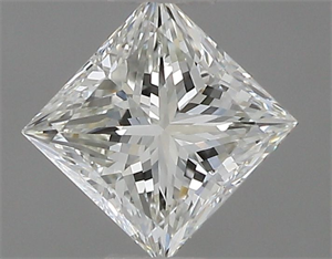 Picture of Natural Diamond 0.50 Carats, Princess with  Cut, H Color, VVS2 Clarity and Certified by IGI