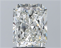 Natural Diamond 1.51 Carats, Radiant with  Cut, I Color, VS1 Clarity and Certified by GIA
