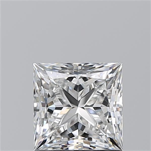 Picture of Natural Diamond 1.21 Carats, Princess with  Cut, E Color, VS1 Clarity and Certified by GIA