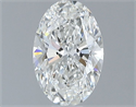 Diamante Natural 0.55 quilates, Ovalado , Color G, claridad VS2 y certificado GIA