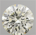 Natural Diamond 0.82 Carats, Round with Excellent Cut, L Color, VVS2 Clarity and Certified by IGI