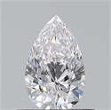 Diamante Natural 0.50 quilates, De pera , Color D, claridad VVS1 y certificado GIA
