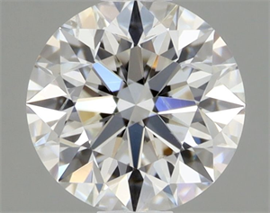 Foto Diamante Natural 0.43 quilates, Redondo , Color F, claridad SI1 y certificado GIA de