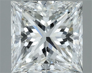Picture of Natural Diamond 2.02 Carats, Princess with  Cut, H Color, VS1 Clarity and Certified by GIA