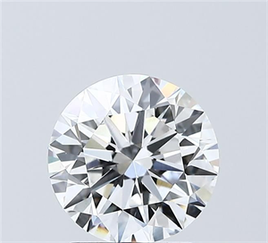 Picture of Lab Grown Diamond 2.00 Carats, Round with Excellent Cut, D Color, VVS2 Clarity and Certified by IGI