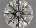 Natural Diamond 0.70 Carats, Round with Excellent Cut, J Color, VS2 Clarity and Certified by IGI