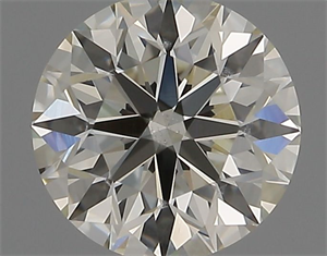 Picture of Natural Diamond 0.70 Carats, Round with Excellent Cut, J Color, VS2 Clarity and Certified by IGI