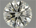 Natural Diamond 1.20 Carats, Round with Excellent Cut, L Color, VVS2 Clarity and Certified by HRD