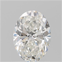 Natural Diamond 1.20 Carats, Oval with  Cut, G Color, SI1 Clarity and Certified by GIA