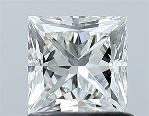 Picture of Natural Diamond 1.00 Carats, Princess with  Cut, G Color, VVS2 Clarity and Certified by IGI