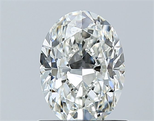 Picture of Natural Diamond 0.90 Carats, Oval with  Cut, H Color, IF Clarity and Certified by GIA
