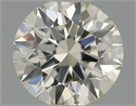 Natural Diamond 0.40 Carats, Round with Excellent Cut, K Color, VS2 Clarity and Certified by IGI