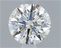 Natural Diamond 0.51 Carats, Round with Excellent Cut, F Color, VS1 Clarity and Certified by IGI