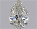 Natural Diamond 0.72 Carats, Pear with  Cut, J Color, SI1 Clarity and Certified by GIA