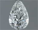Diamante Natural 0.50 quilates, De pera , Color G, claridad IF y certificado GIA