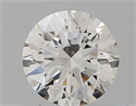 Natural Diamond 0.40 Carats, Round with Excellent Cut, H Color, VVS2 Clarity and Certified by GIA