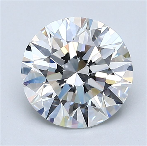 Picture of Natural Diamond 2.01 Carats, Round with Excellent Cut, F Color, VS1 Clarity and Certified by GIA